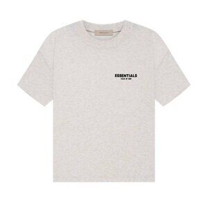 Fear of God ESSENTIALS Light Oatmeal T-Shirt | Size XS (OVERSIZED) | NWT